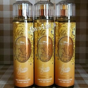 2X Bath & Body Works X DISNEY PRINCESS Belle 8 FL OZ Collection Mist Sprays